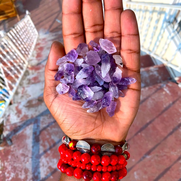 Amethyst points! 5 for $5 - Picture 1 of 1
